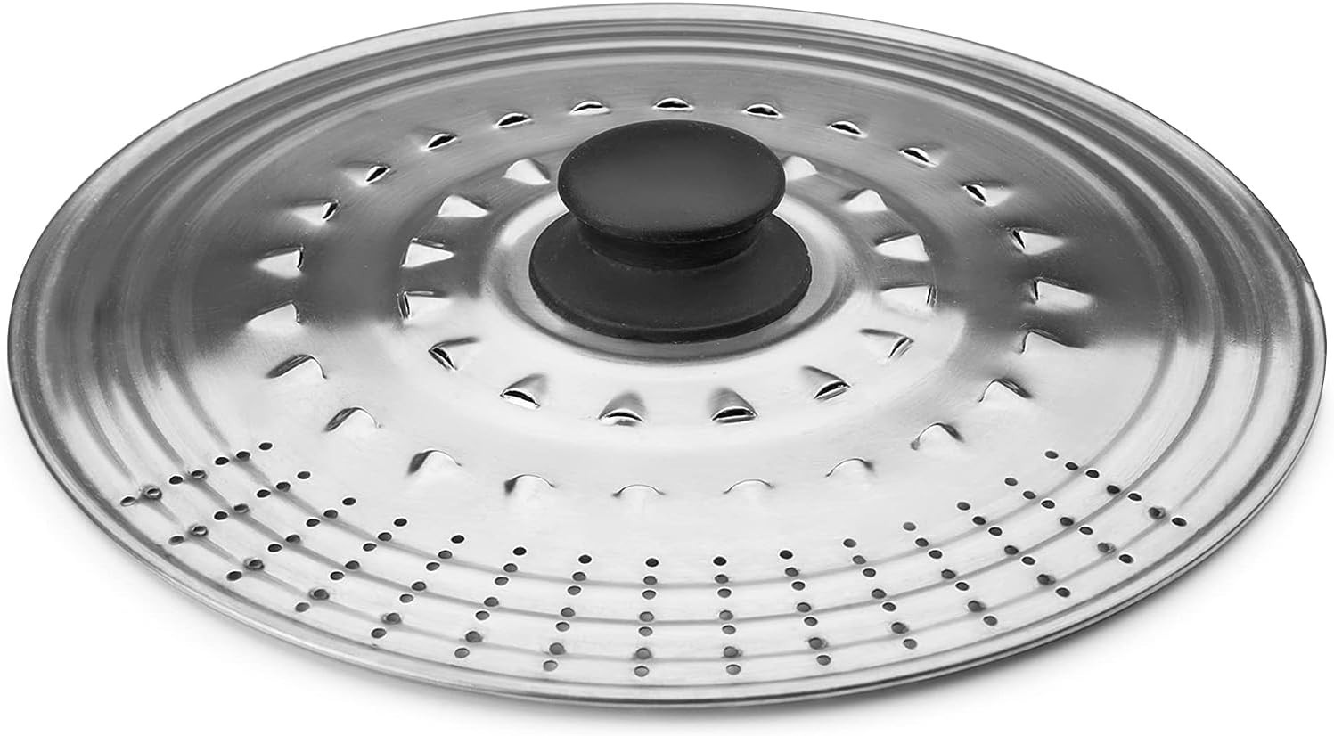 Universal Lid for Pots & Pans Skillets, Stainless Steel Pan Cover 14.1 - 16.5