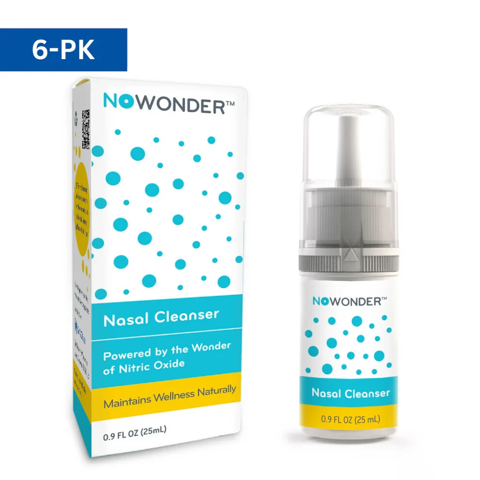 6-PACK NOWONDER™ (Enovid) SaNotize Nasal Spray Cleanser Powered by Nitric Oxide