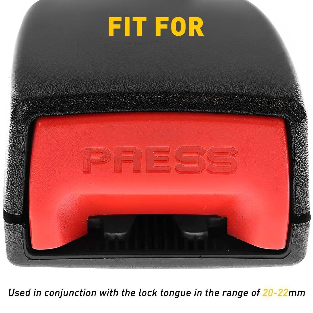 Front Driver Safety Seat belt Buckle Plug Connector Warning Cable Camlock Duty