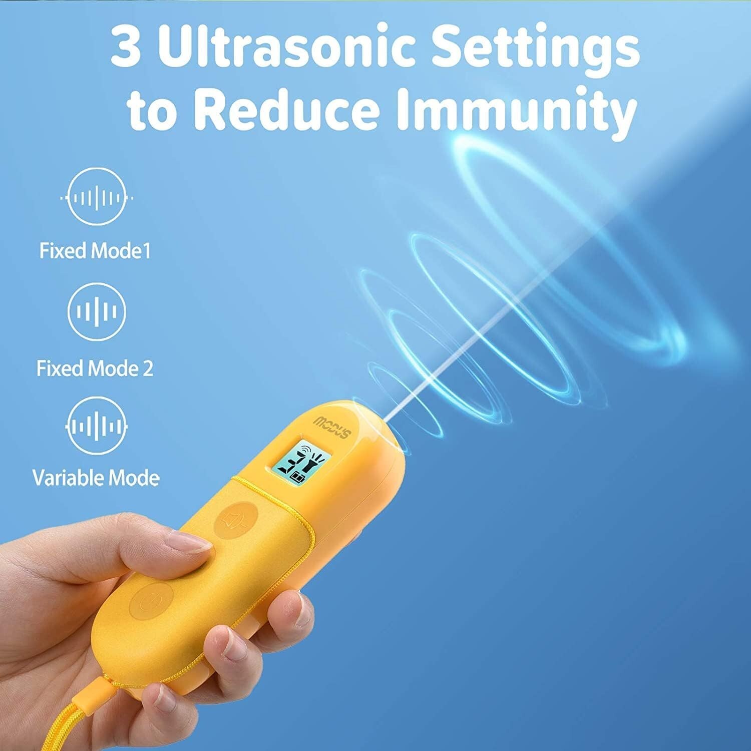 Anti Barking Devices, Ultrasonic Dog Barking Control Devices with 3 Modes-Black