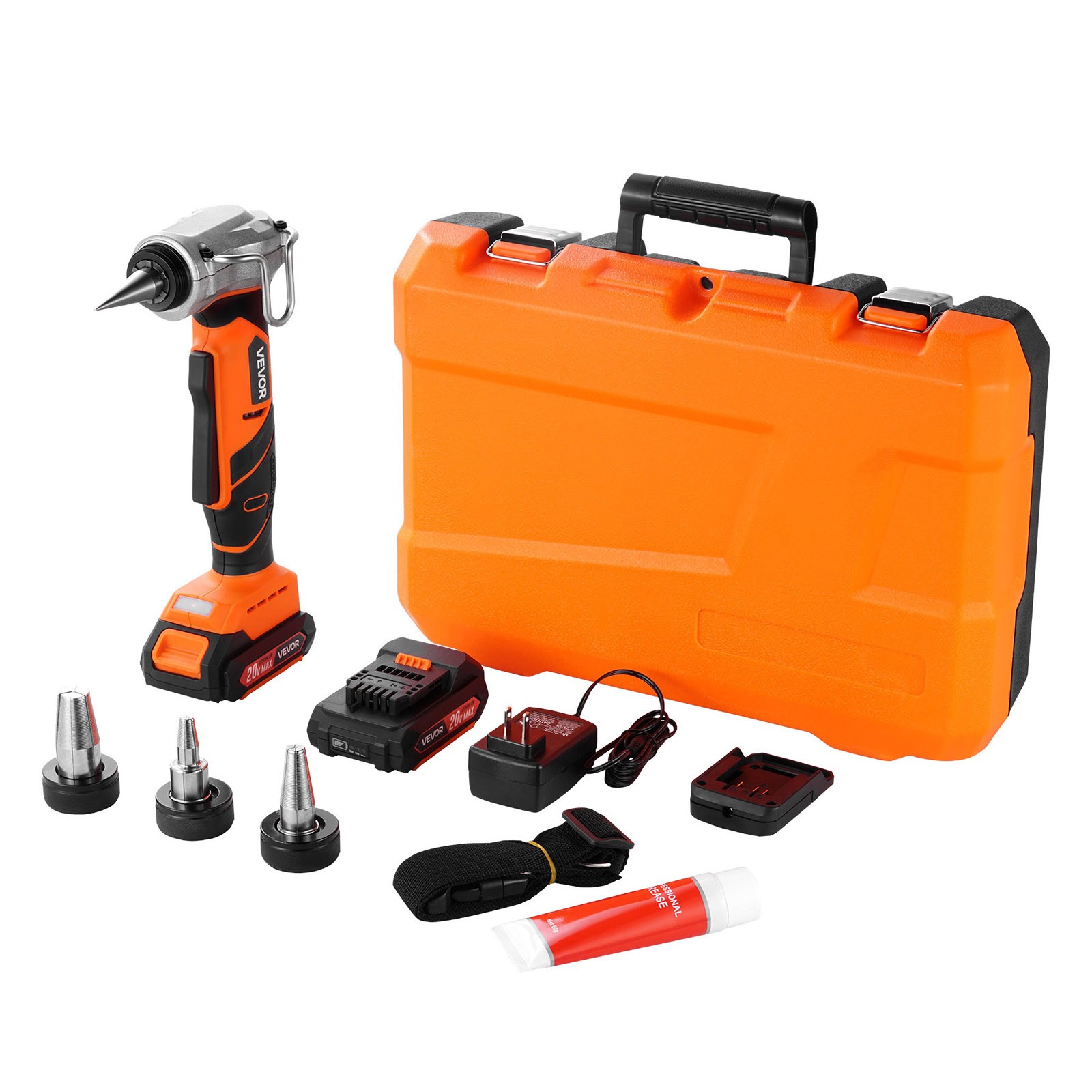 VEVOR Cordless Electric Tube Expander 20V Max for 1/2" 3/4" & 1" PEX-A Pipes