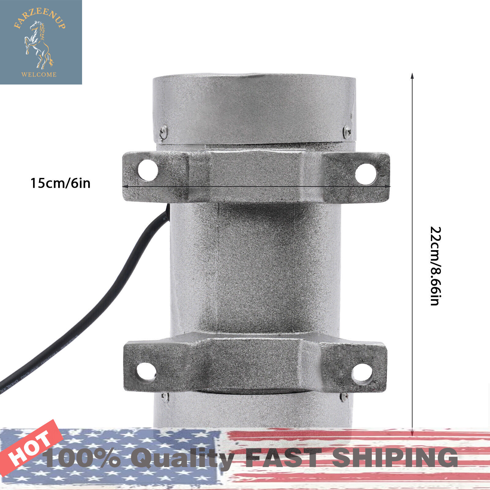 Electric Vibration Motor Concrete Vibrator Industrial Cement Concrete Shaker USA