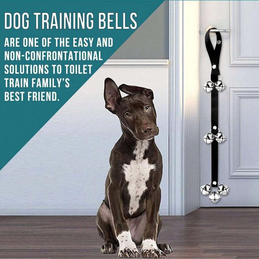1pc Dog Door Bell, Puppy Potty Training Bell Dogs Go Out Training 7 Loud Bells