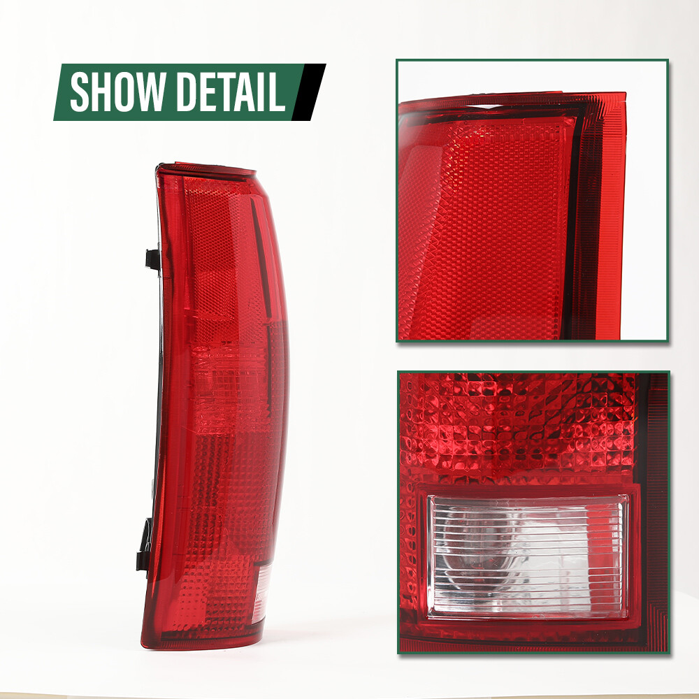 Fit For 88-99 Chevy Silverado GMC Sierra C/K Tail Lights Brake Lamps w/ Bulbs