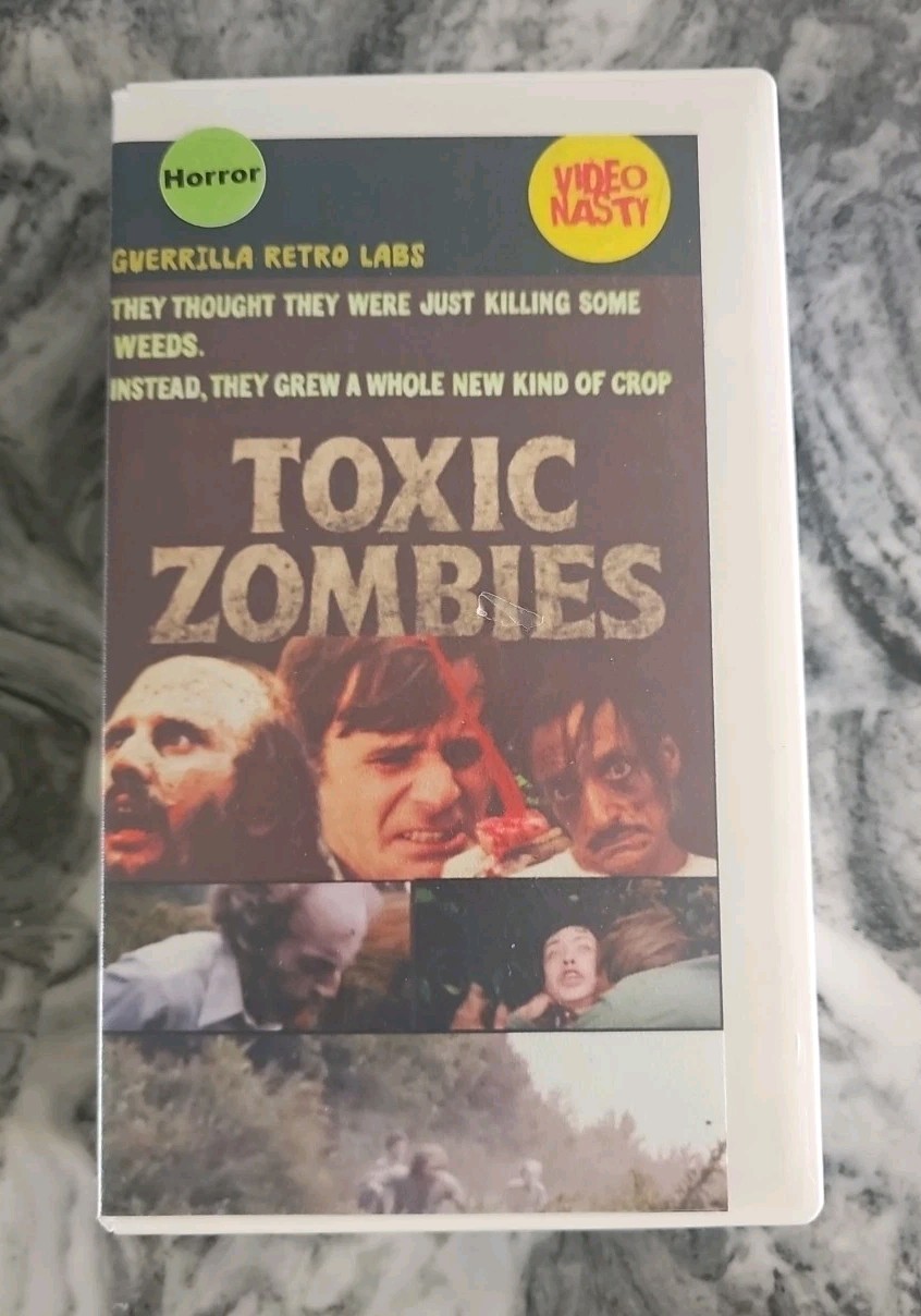 Toxic Zombies Vhs Video Nasty Horror 1980 AKA Blood Eaters Red Redneck Zombies
