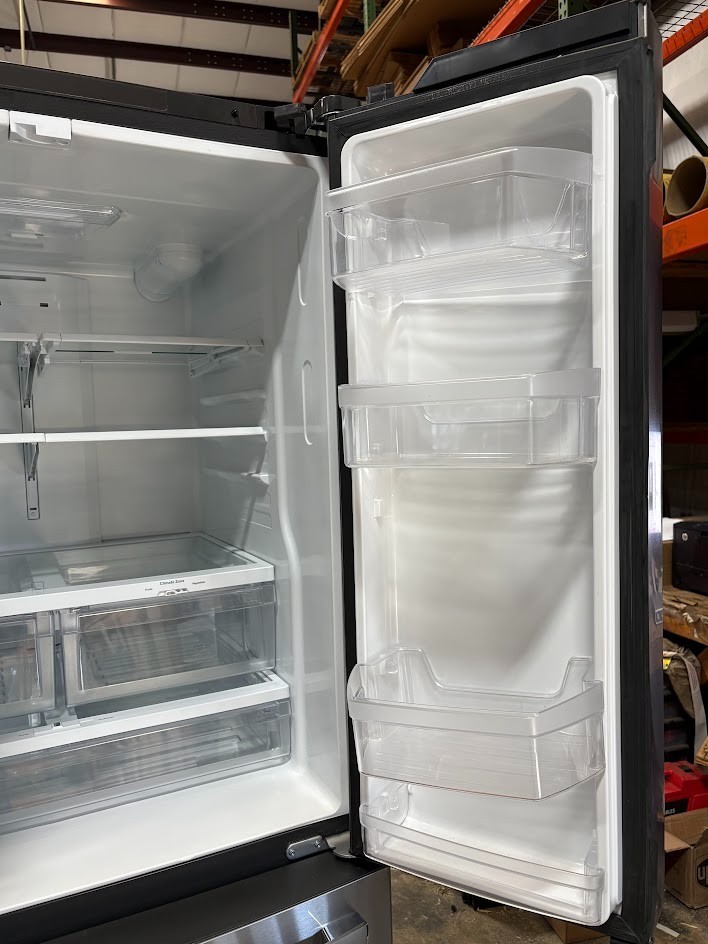 GE ENERGY STAR GFE24JYKHFFS 33" Stainless 23.6 Cu. Ft. French-Door Refrigerator