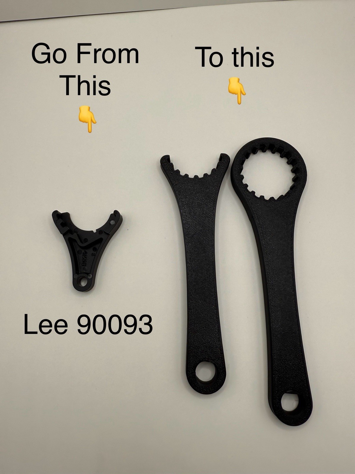 LEE Precision Lock Ring Wrench Breech Lock - Open End and Box End Included