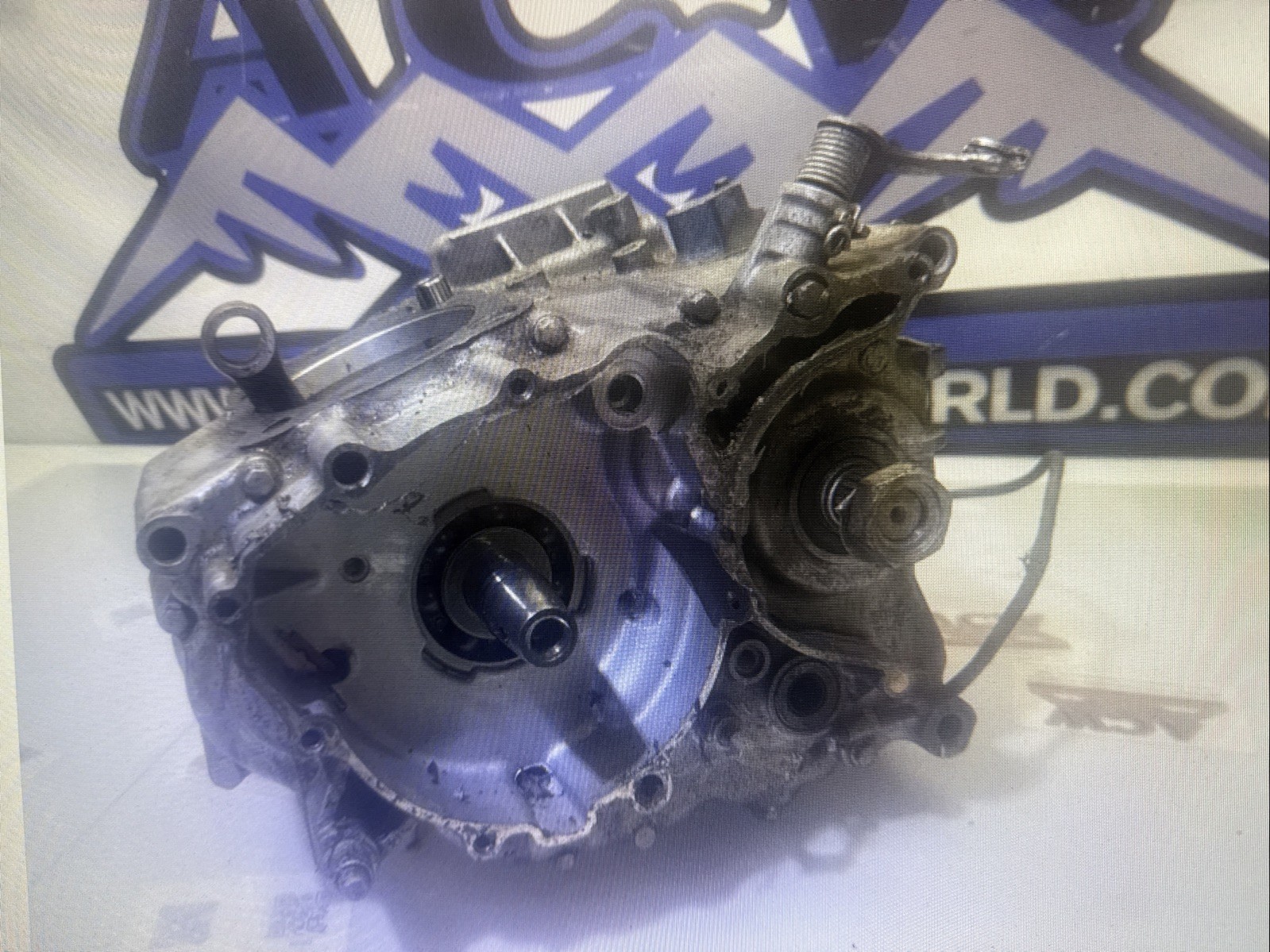 E1-2 Bottom Engine Motor Crankshaft 08 Yamaha Raptor 250 Atv YFM R Free Us Ship