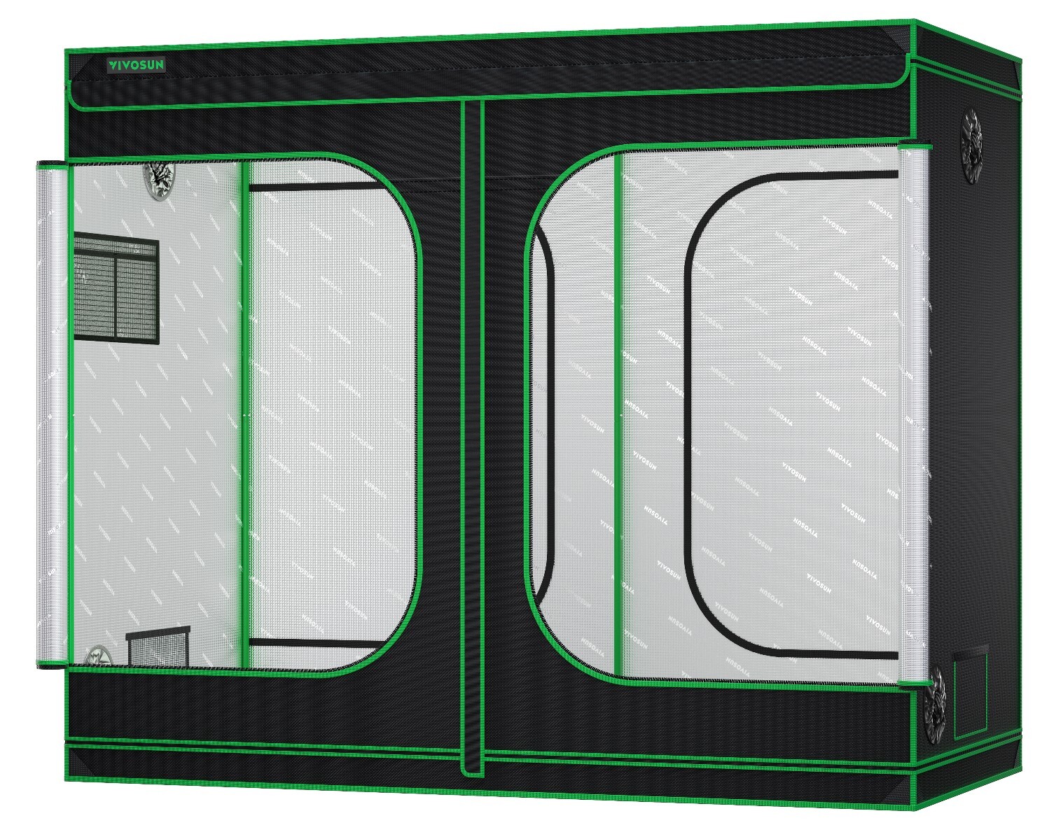 VIVOSUN 8x4FT Indoor Grow Tent Non toxic Mylar Room Reflective 96"X48"X80"