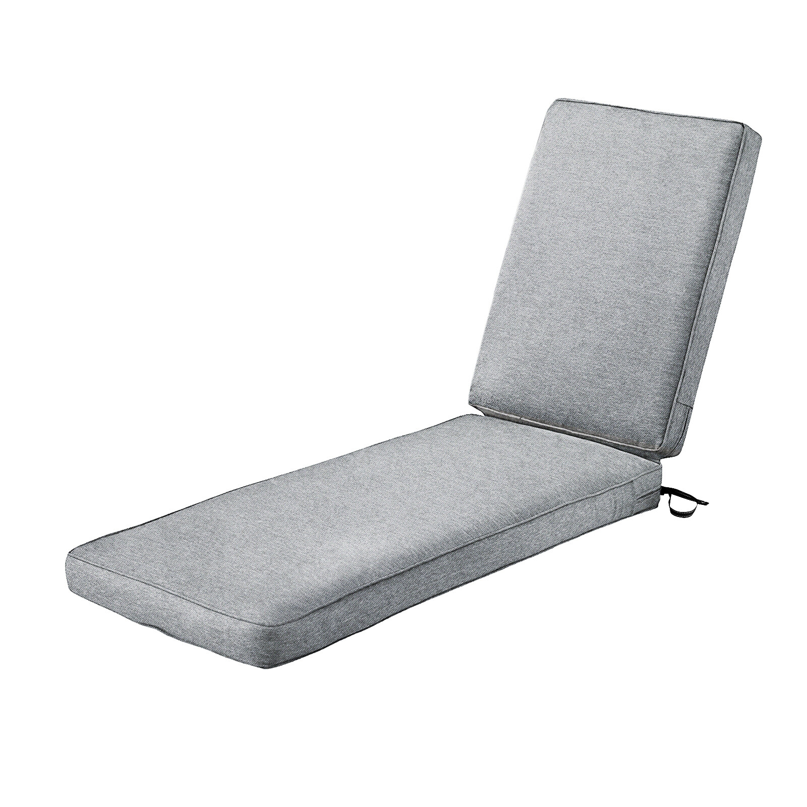 72"/80" Soft Sponge Chaise Lounge Chair Cushion w/Waterproof and Washable Cover