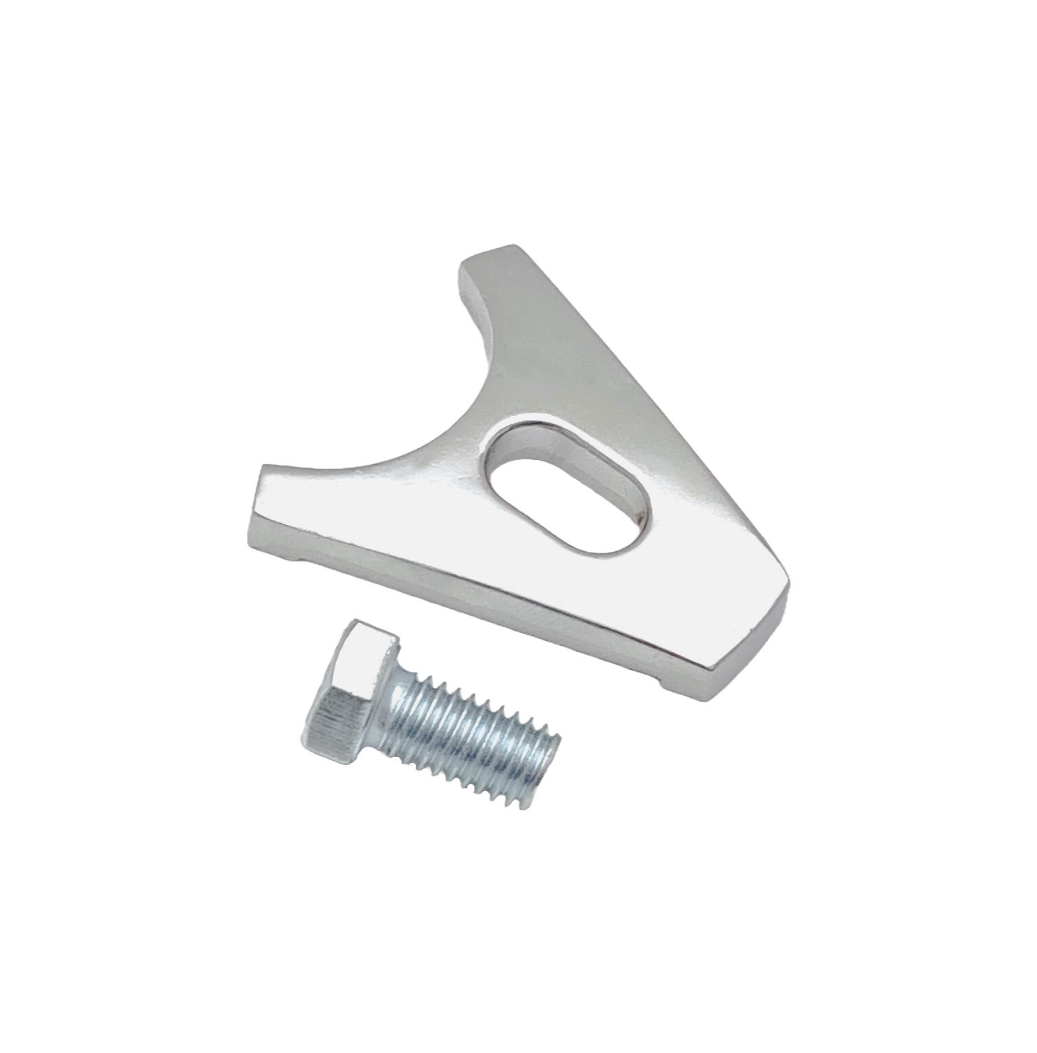 SB & BB Chevy Distributor Clamp Hold Down SBC 283 327 350 383 400 V8 HEI Chrome