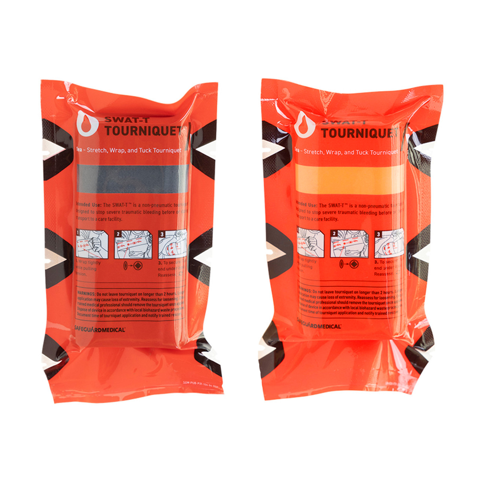 SWAT-T Tourniquet "Stretch Wrap And Tuck" Trauma Dressing | Black or Orange