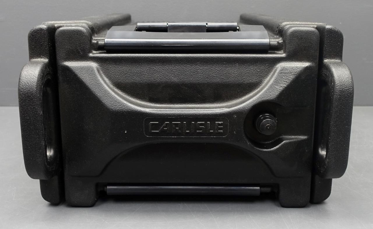 Carlisle Cateraide Insulated 5 Gallon Two-Handle Black Beverage Drink Dispenser