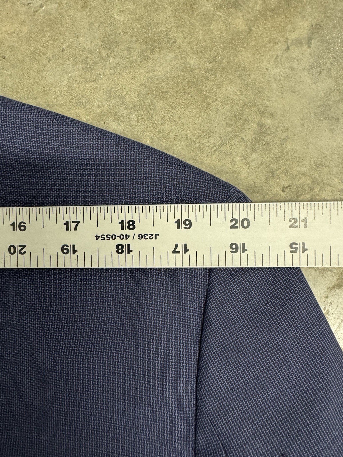 Brooks Brothers Blazer Jacket Mens 44L Blue Hopsack Tollegno Italy Wool Madison