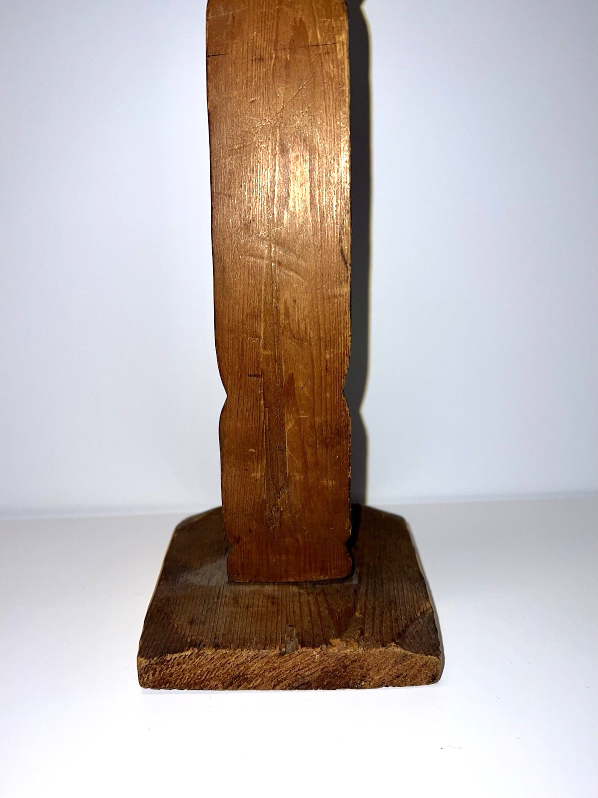 Native American Indian Pacific Northwest Coast Wood Cavred Totem; 13 1/2" Tall