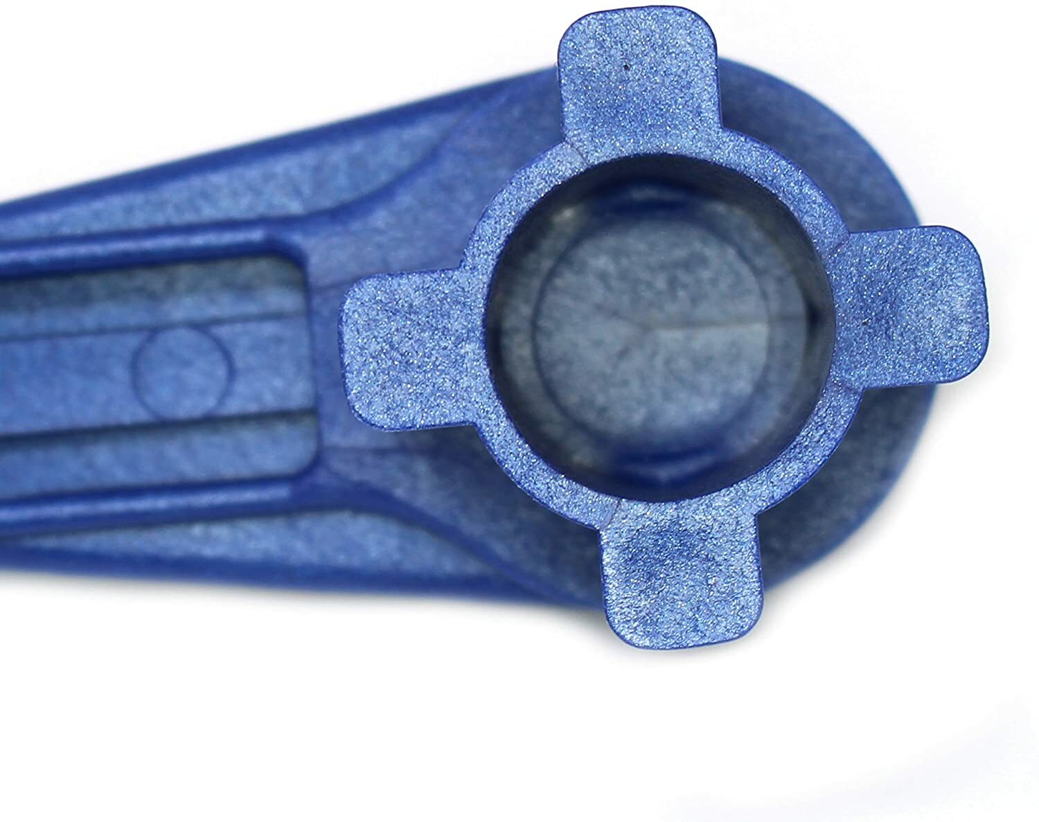 Blue 4-IN-1 Bung Drum Wrench 55-30-15 Gallon Water Barrel Nut Cap Plug