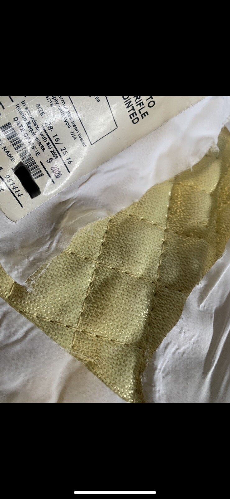 S M L Body Armor Inserts Plates Made With Kevlar Bulletproof Panels lllA 3A