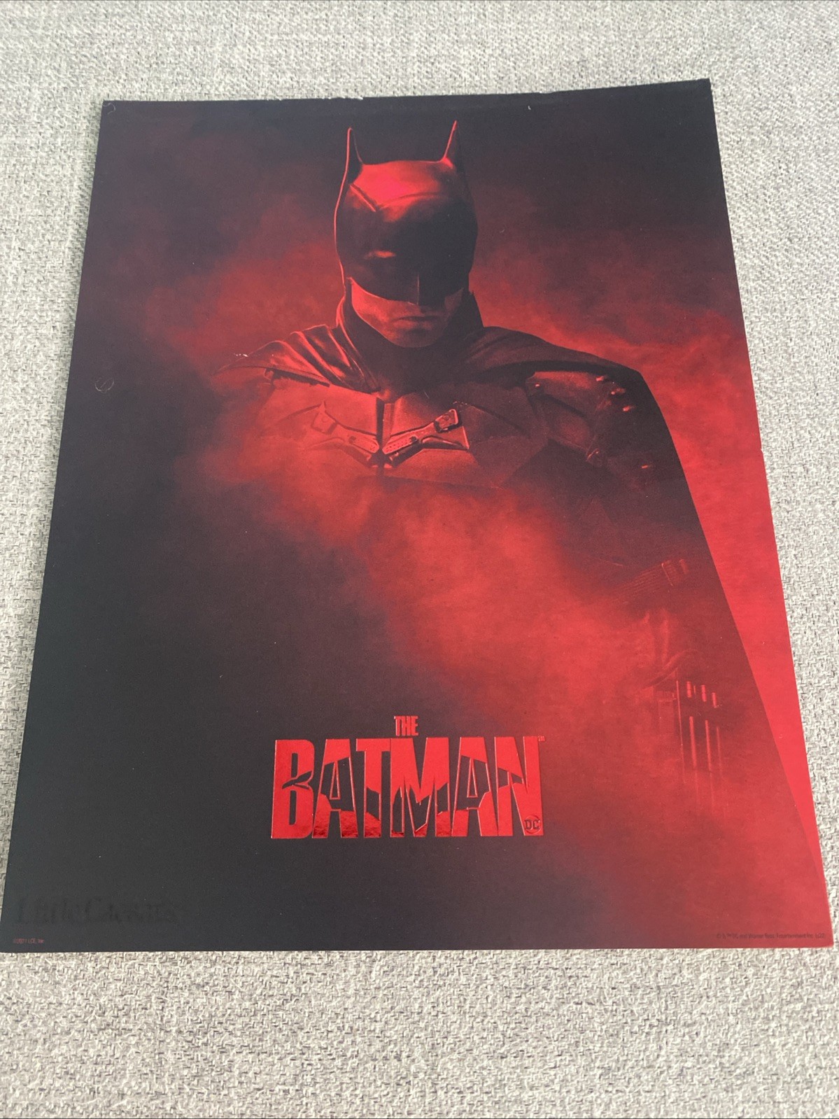 2022 Little Caesars THE BATMAN Promo Limited Edition Poster #1
