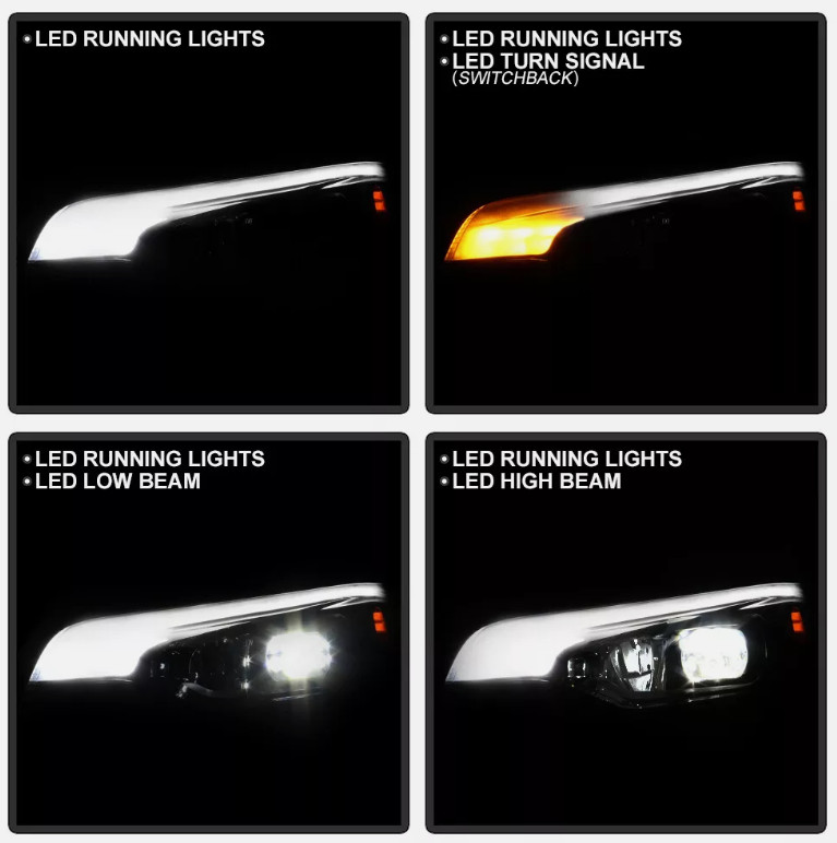 [Full LED] For 2019-2023 Jeep Cherokee Driver Side Projector Headlight LH