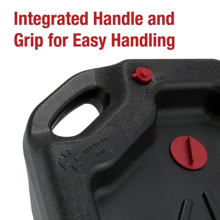 16 Qt Oil Drain Pan Leak-Proof Large Capacity Auto Container