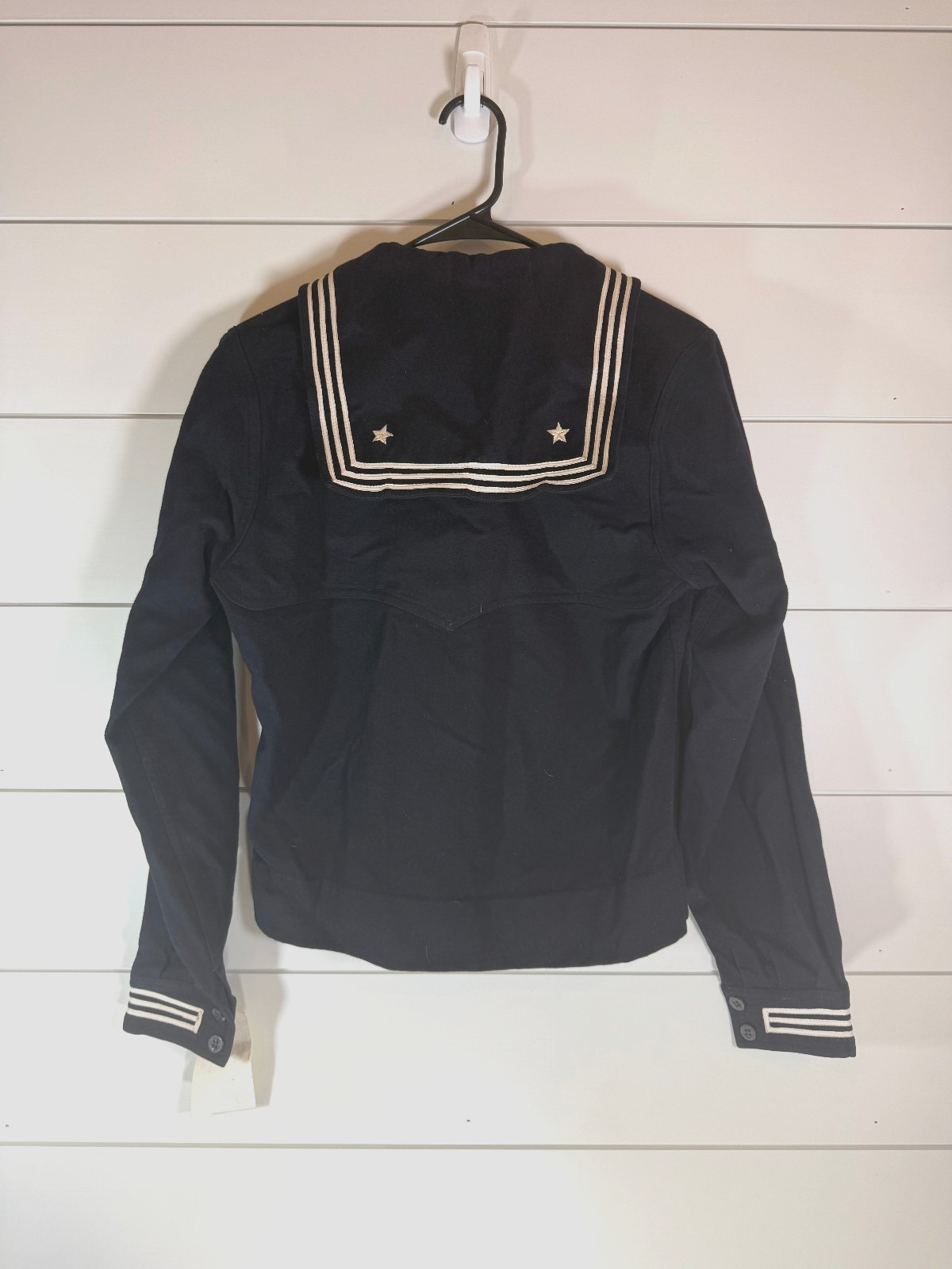 Vintage U.S. Navy Sailor Uniform Jumper Naval Clothing Factory Wool Middy Top