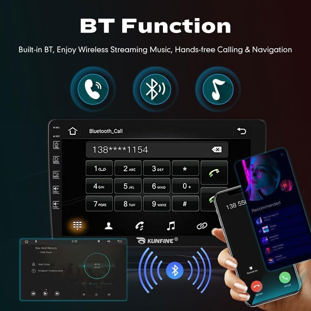 Car Stereo Radio For Jeep Wrangler 2007-2017 Android 13 Apple Carplay GPS WIFI