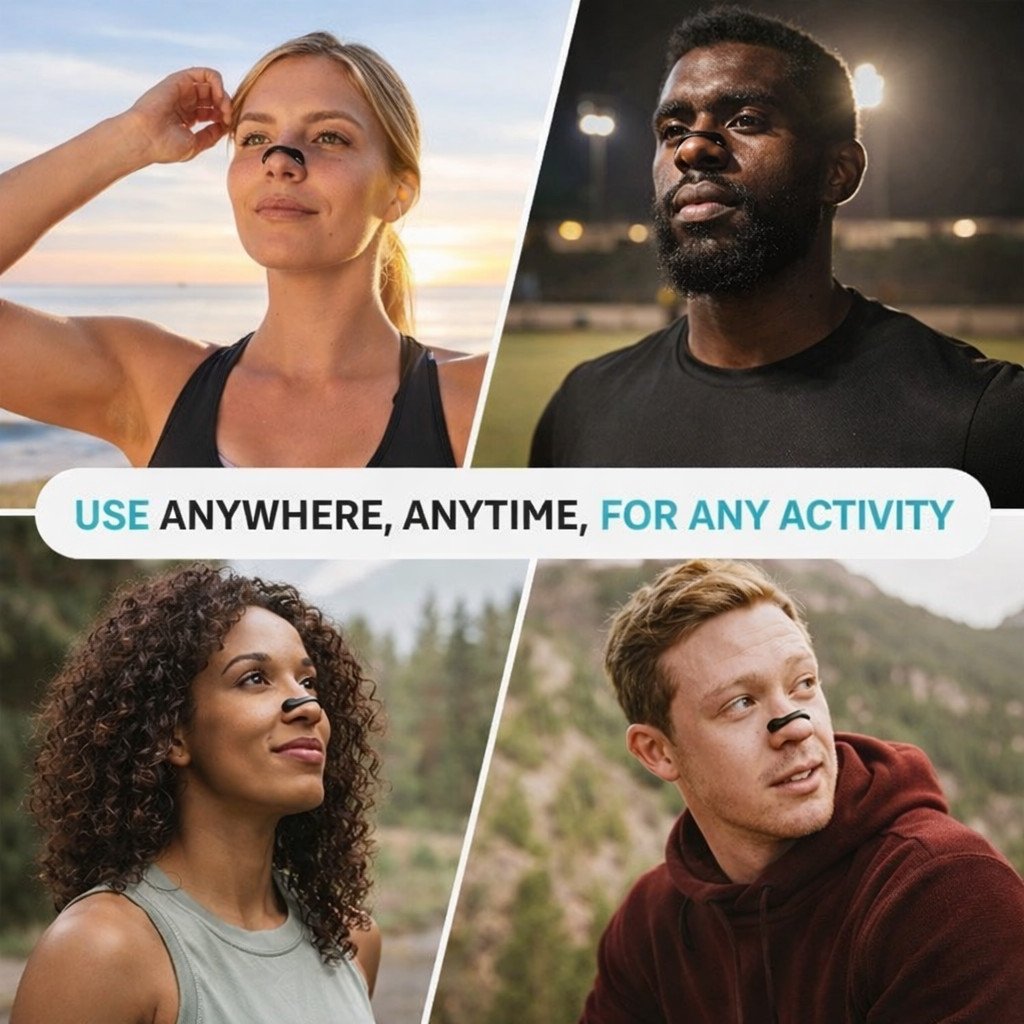 30PCS Magnetic Nasal Dilator Anti Snoring Nose Breathing Clip Sleep Aid Kit