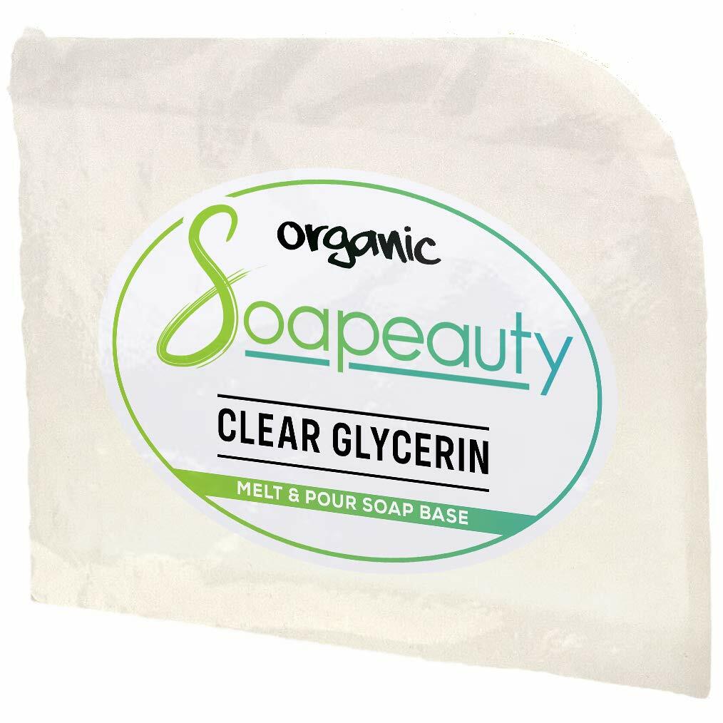 CLEAR DETERGENT FREE GLYCERIN MELT POUR SOAP BASE NATURAL 2 LB