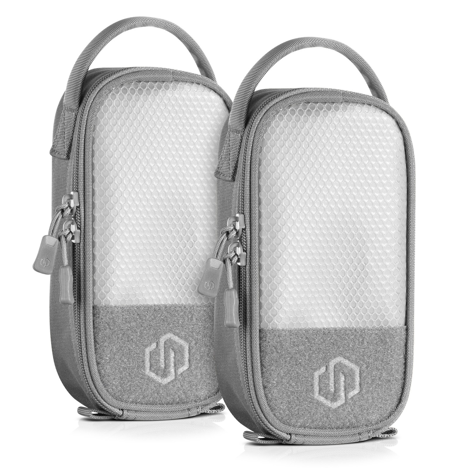 [HOOK-BACKED] 8" x 4" Tactical Mesh Pouch Range Bag Gear Storage EDC Organizer