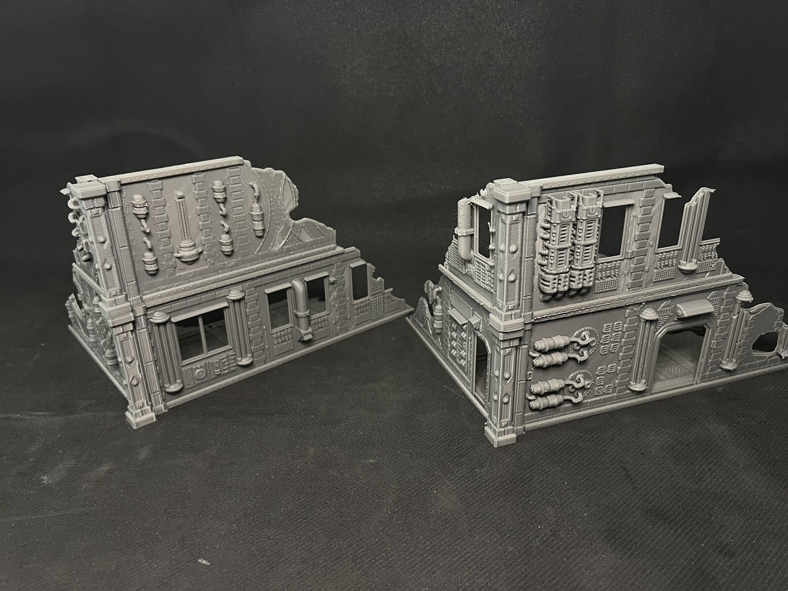 Wargaming Terrain Industrial 5 Pack Sci-fi Tabletop Buildings