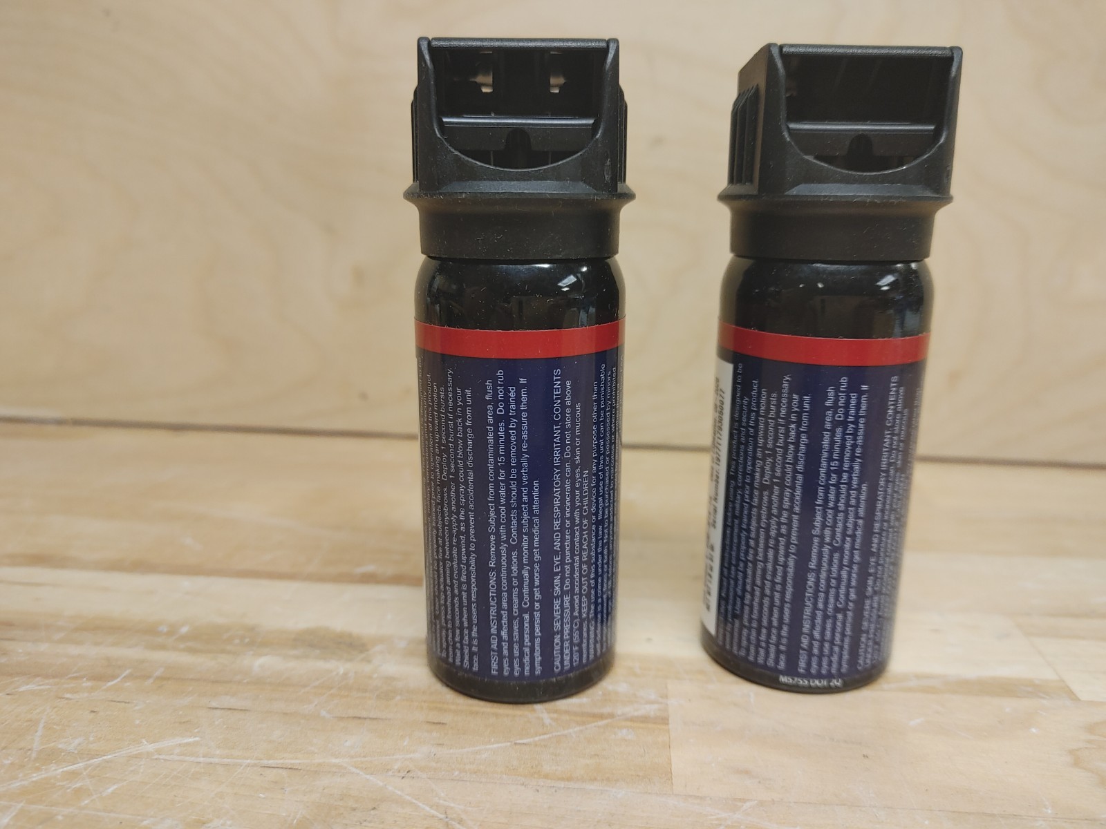 Vexor Police-Strength Pepper Spray 2-Pack, 20ft Range, Flip Safety Self Defense