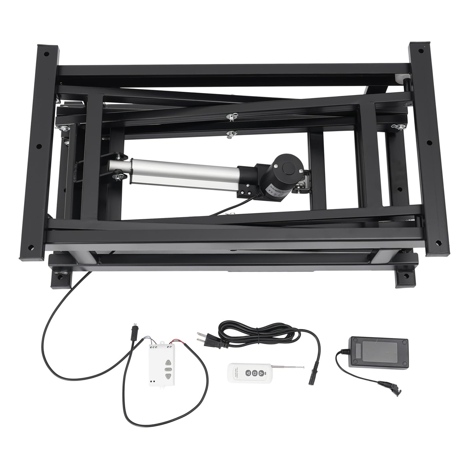 Electric Scissor Lift Table 140LBS, Heavy-Duty Hydraulically Industrial Lifting