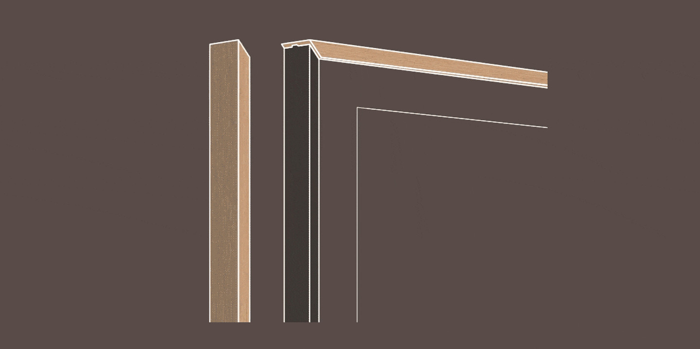 Samsung VG-SCFA55TKBZA 55" The Frame Customizable Bezel Modern Teak TV Frame