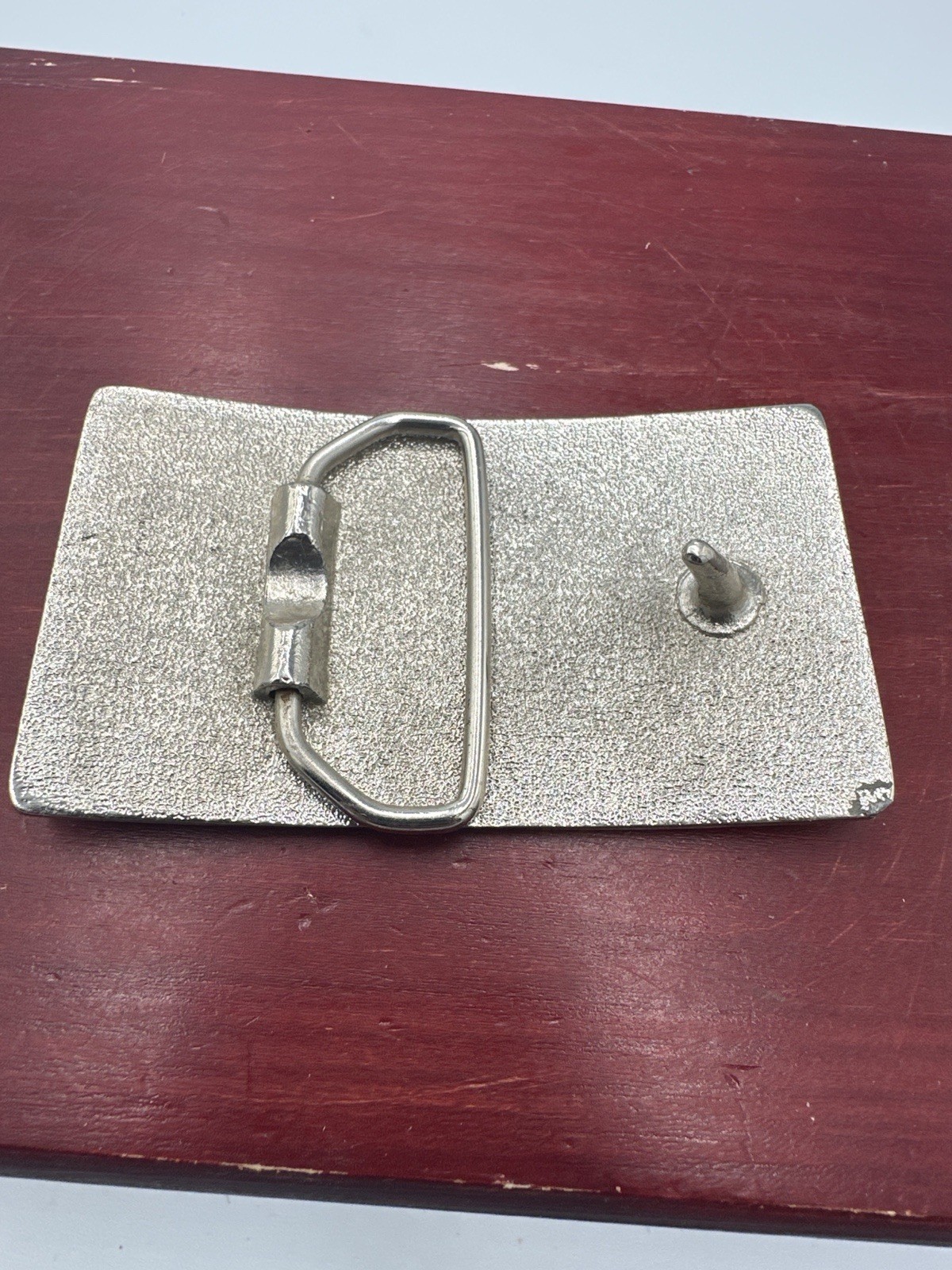 Vintage Ameritone Paints Advertising Belt Buckle Pewter Tone USA