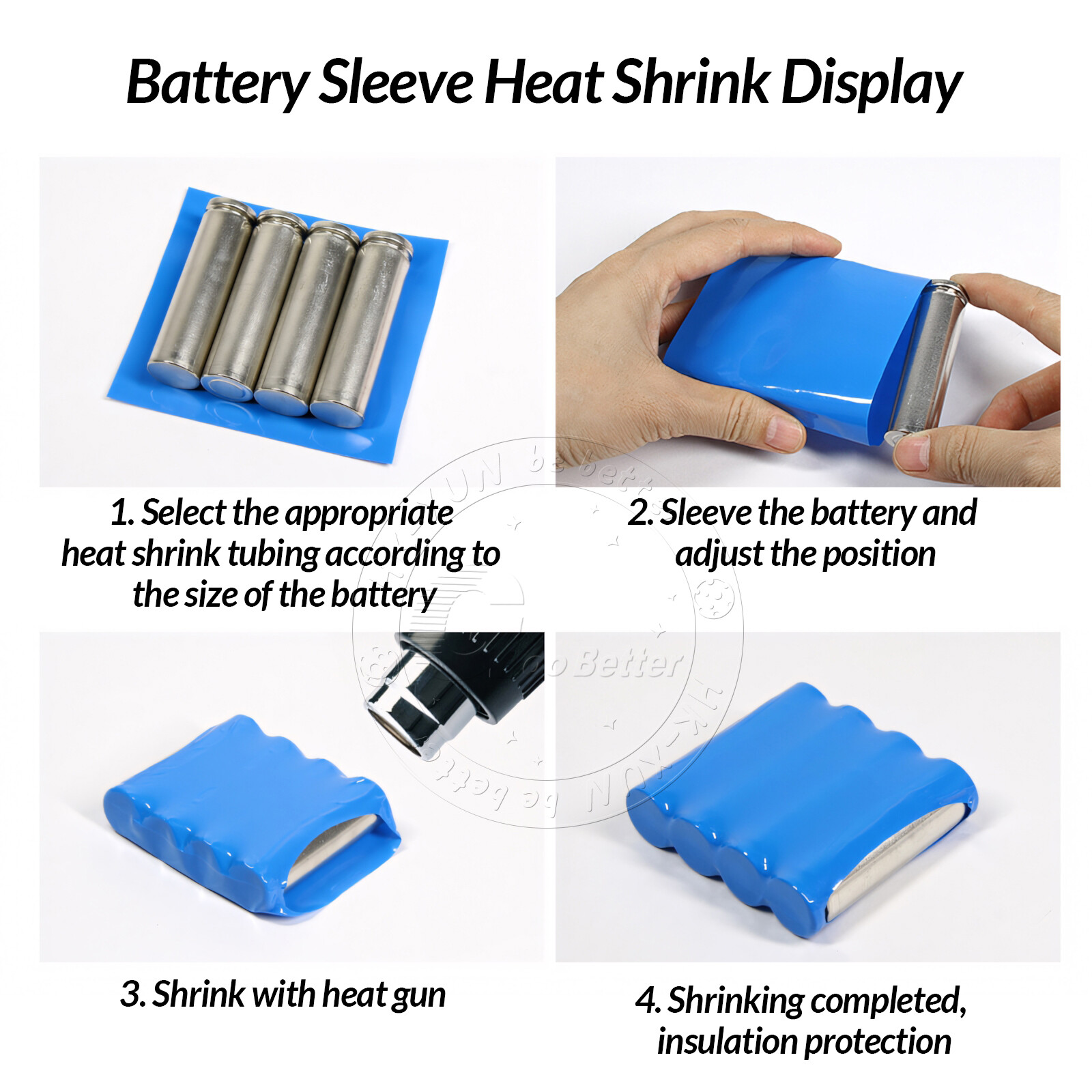 PVC Heat Shrink Tubing Wrap RC Battery Pack 7mm-500mm Wide LiPO NiMH NiCd Clear