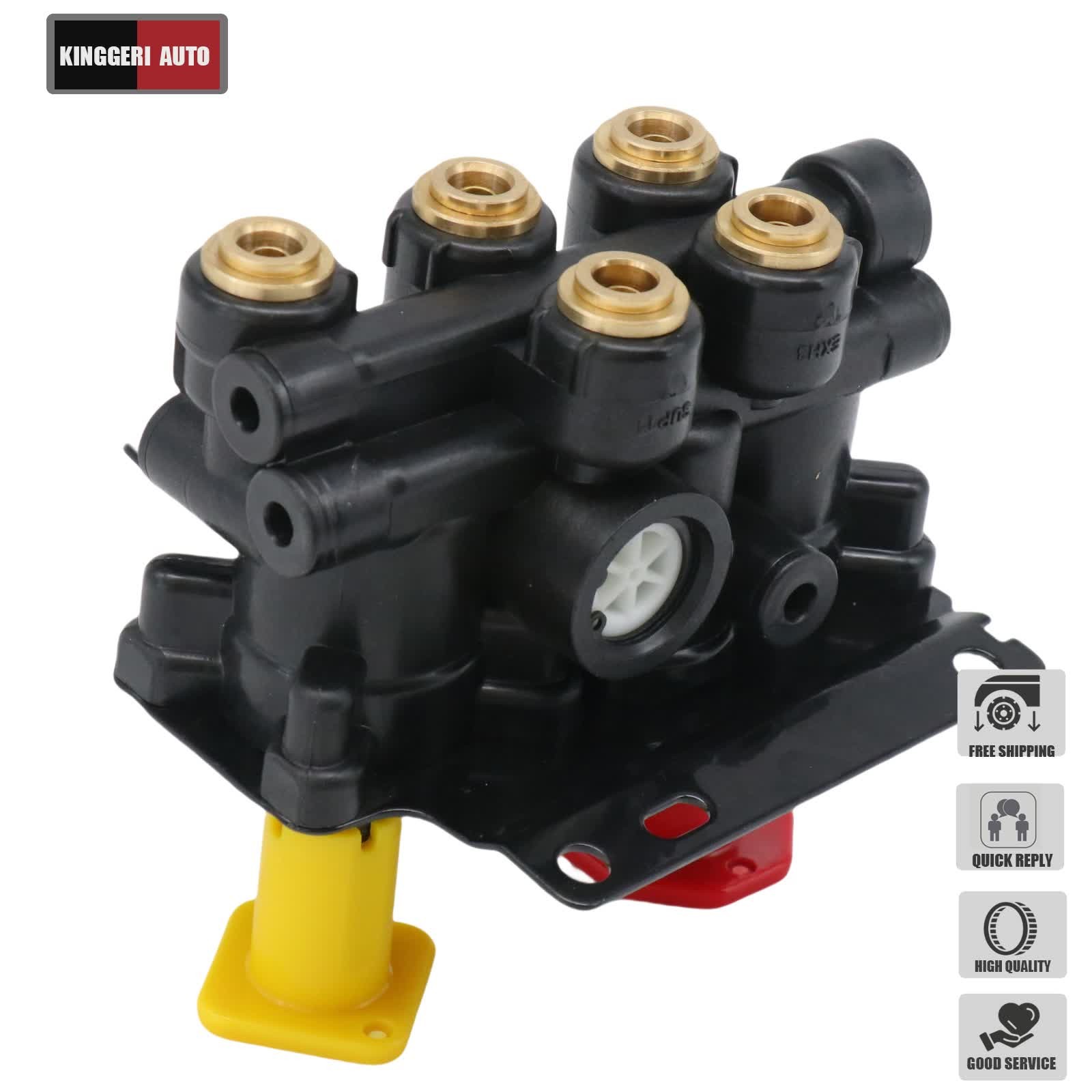 For Volvo VNL Dash Valve Dual Park Brake With 5 Ports 24340522 21315044 K035691