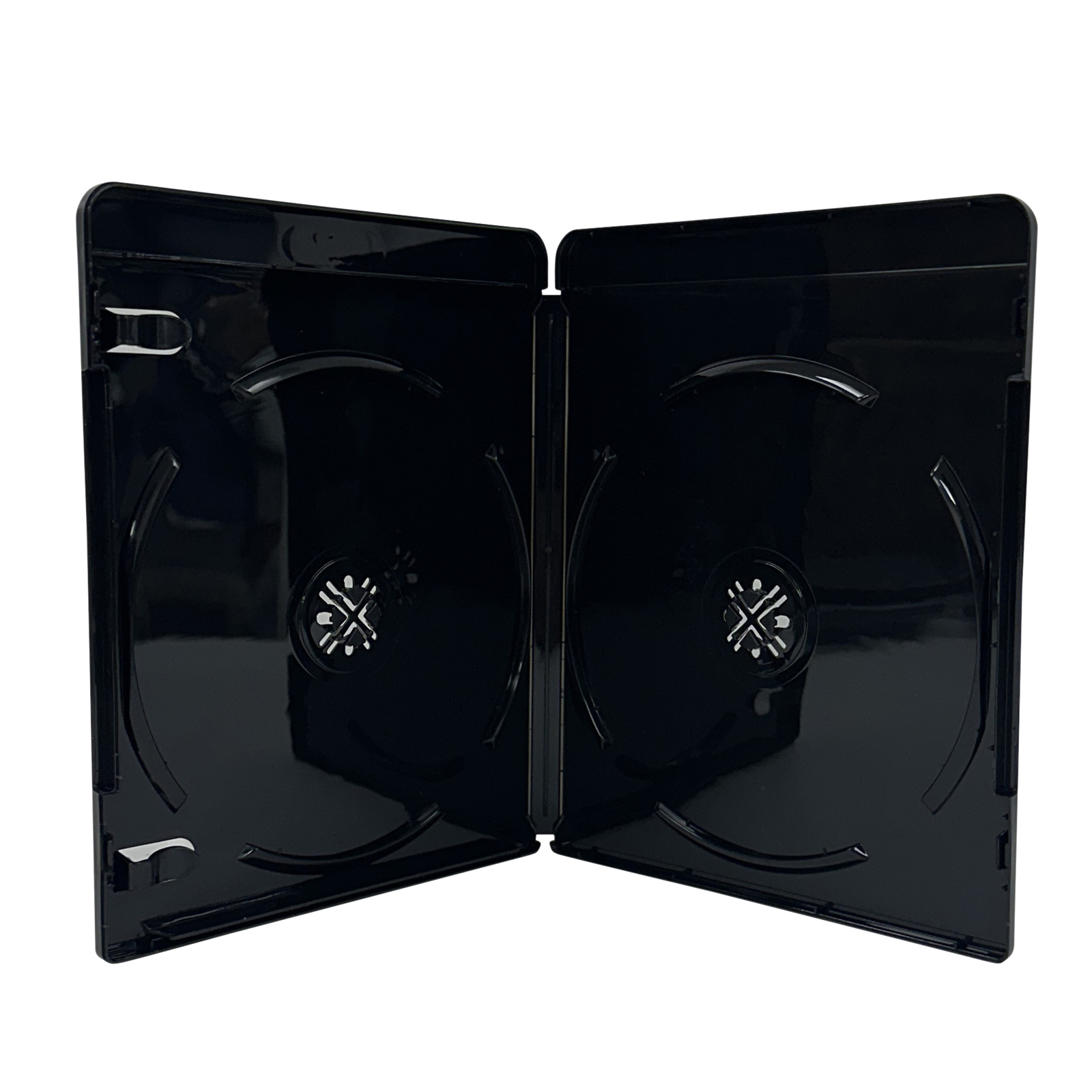 PREMIUM GLOSSY Black 4K Blu-Ray Double Cases 11MM Lot