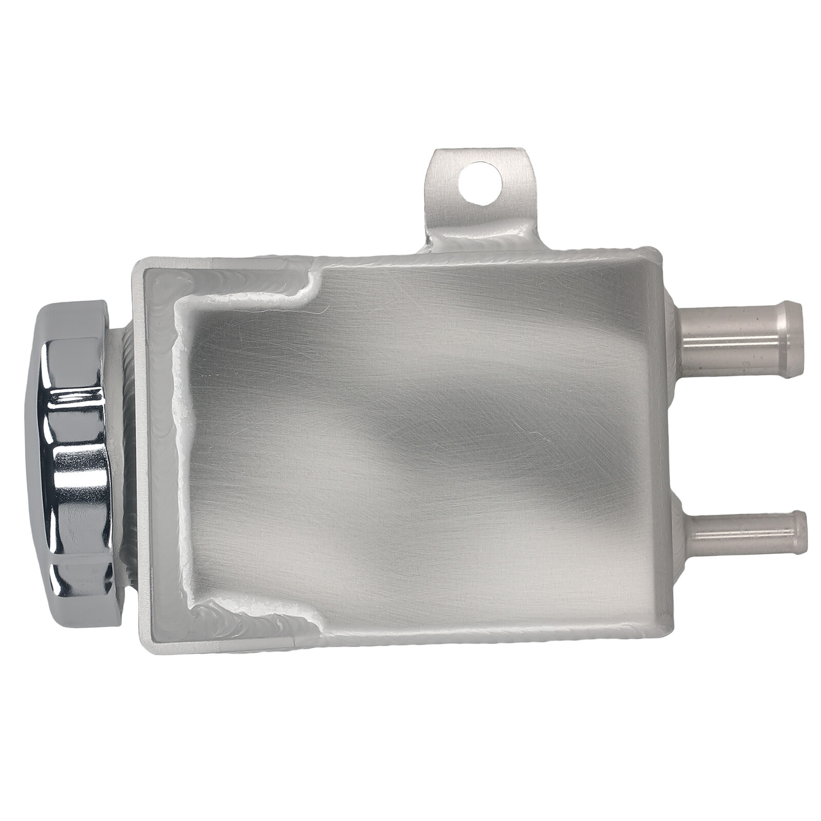 Aluminum Power Steering Reservoir Fluid Tank for Ford Mustang 1999-2004 Silver