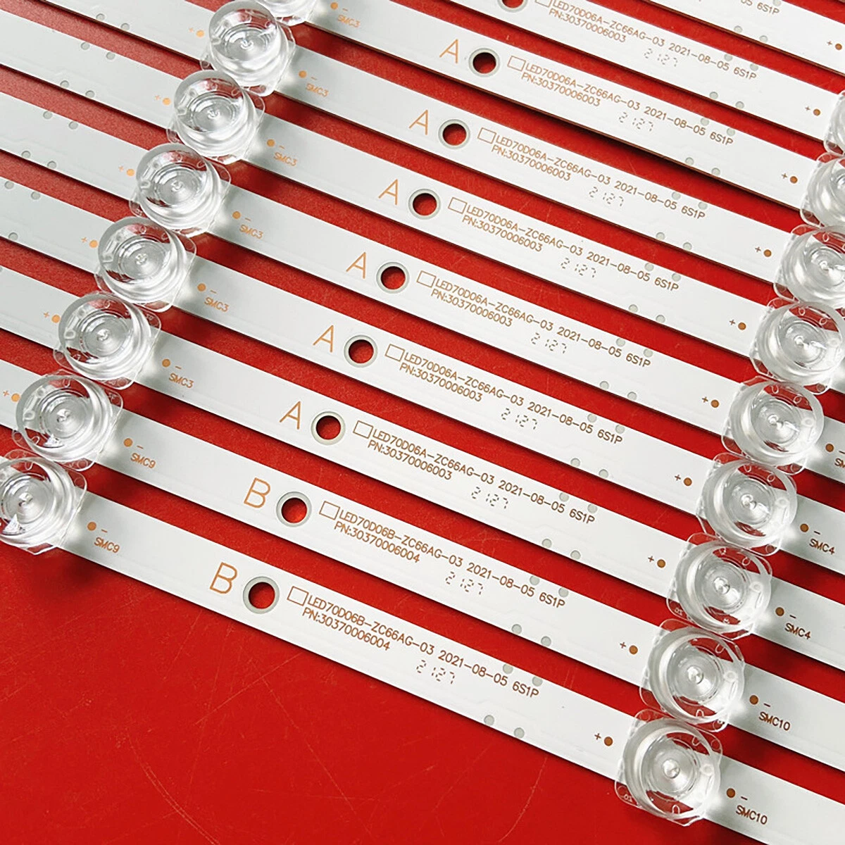 12pcs LED Backlight Strips For ONN 100012588 100068378 30370006006 3037006005