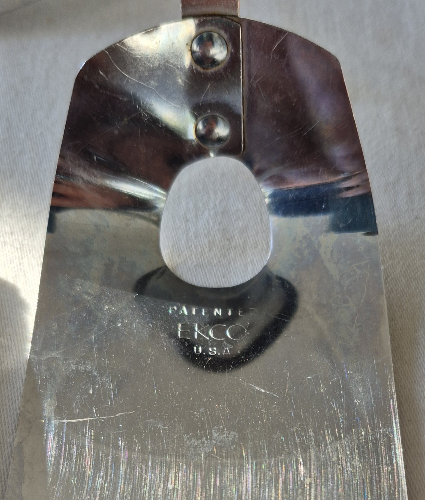 6 Piece Vtg Ecko Kitchen Utensils Spatulas, Spoon, Can Opener, Cheese Cutter