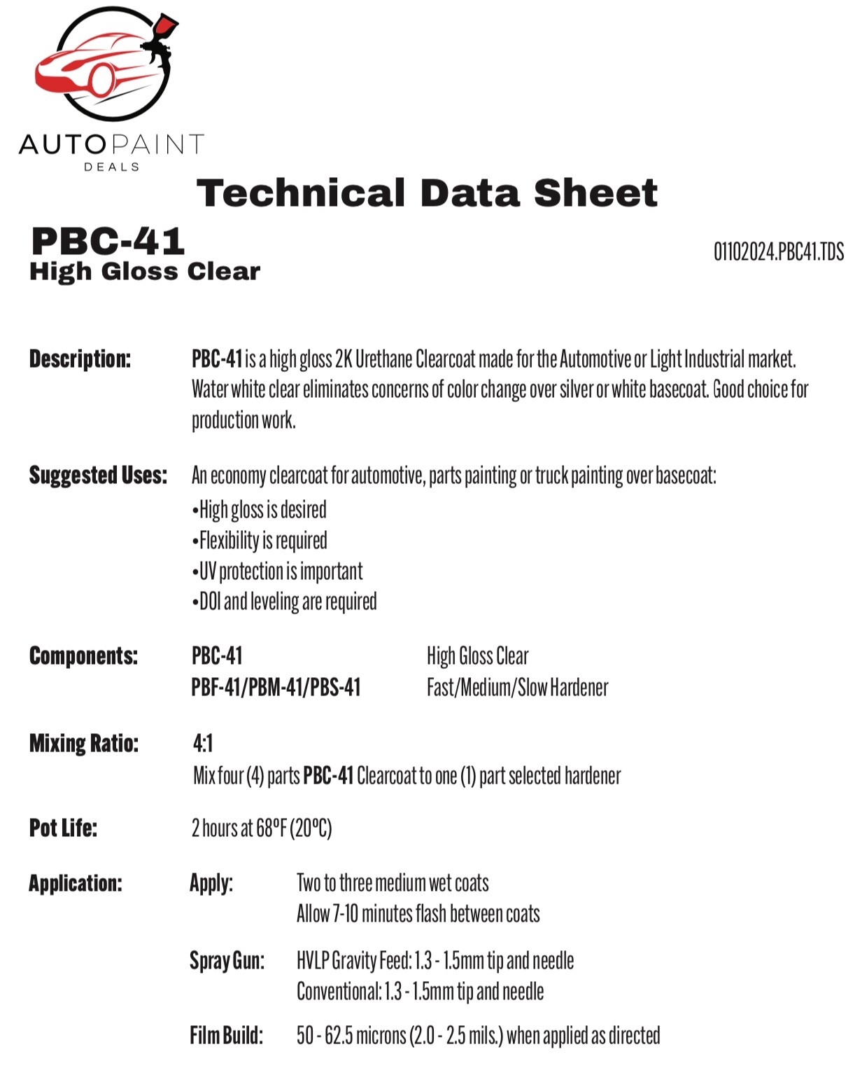 Platinum Clear Coat Gallon Kit 4:1 High Gloss Automotive Clearcoat Med Hardener!