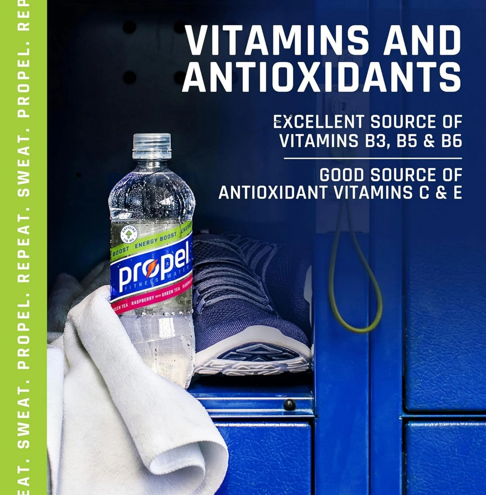 Propel Boost Electrolyte Energy Water Blueberry Acai Flavor 16.9 fl oz (12-Pack)