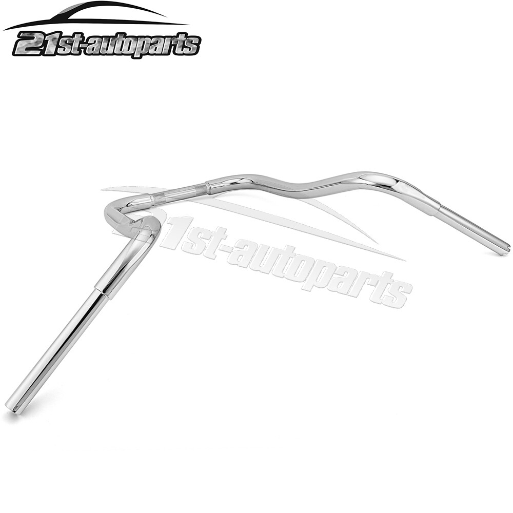 Chrome Rise 16" Gangster APE Cruved Handlebar For Harley Softail Road King Glide