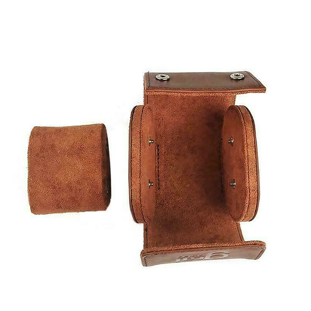 Single Watch Roll Travel Case Leather Watch Storage Organizer Wristwatches Box
