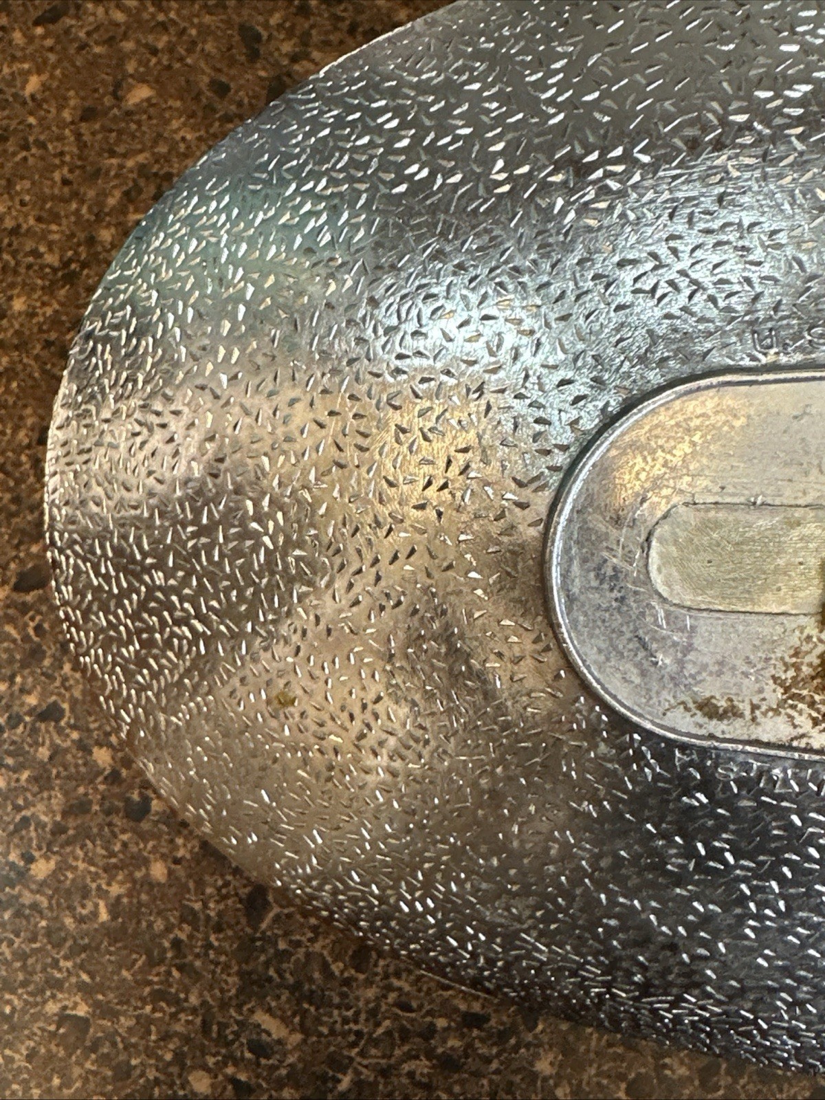 Vtg 1960s GE Missile & Space Division Chrome Ashtray NASA Aerospace Contractor