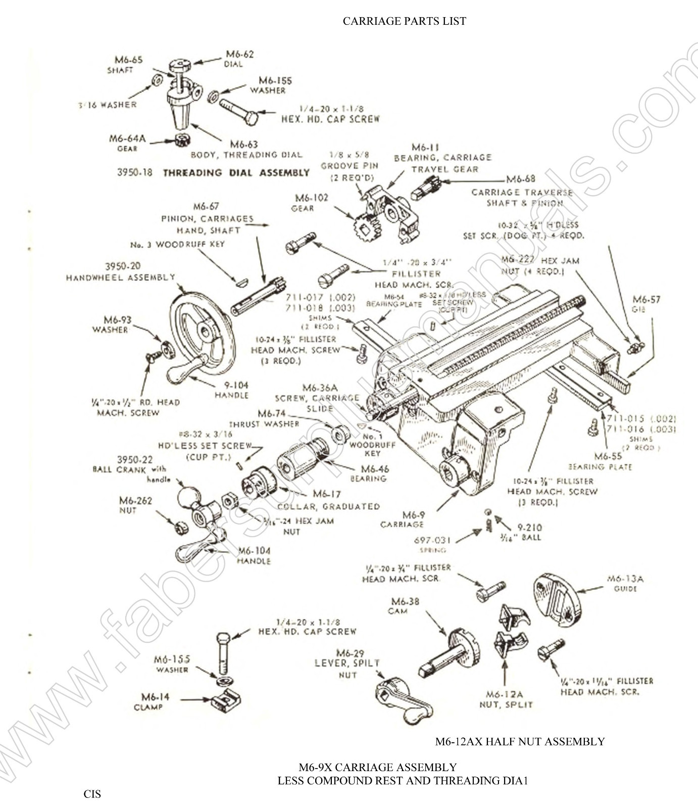 Atlas Lathe 618 & No. 12A, 16A Armature Lathe Instruction & Parts Manual *266