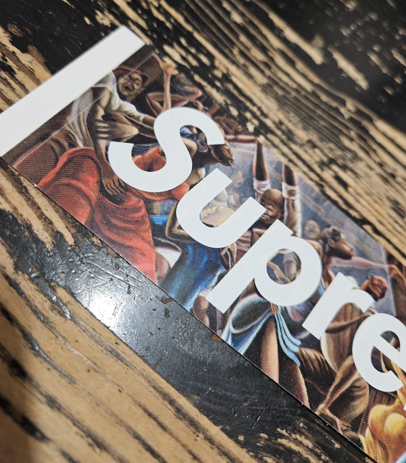 Supreme Ernie Barnes Box Logo Sticker SS25 + FREE SURPRISE