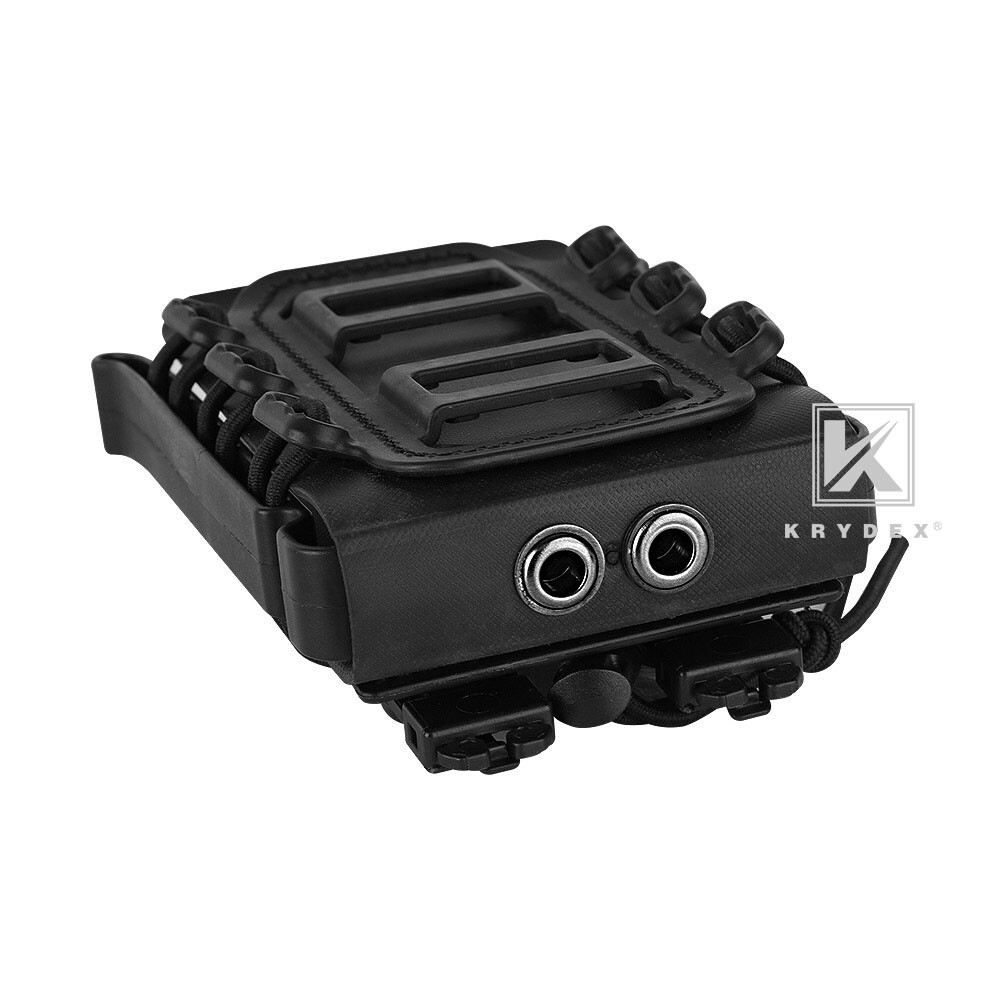 KRYDEX Soft Shell Mag Pouch Magazine Carrier with Clip for 5.56mm 7.62mm 9mm Mag