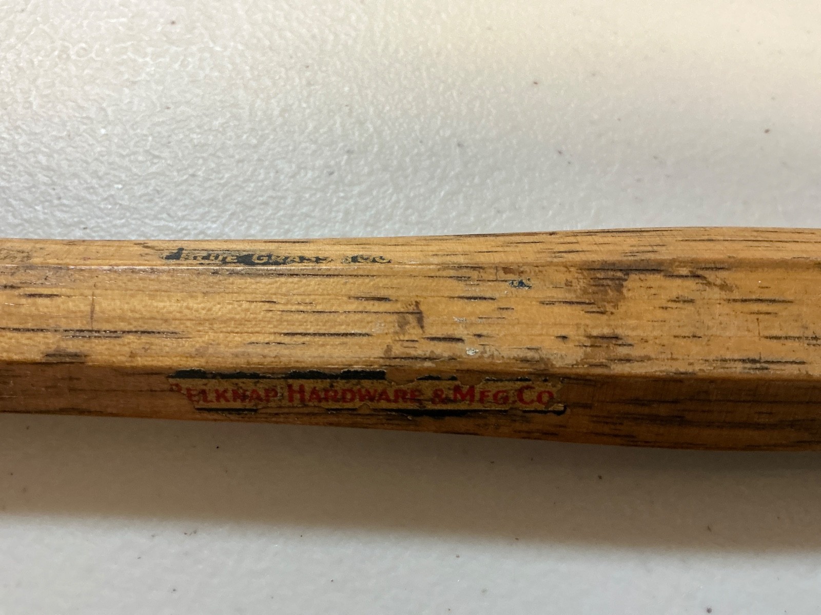 Vintage Blue Grass wood handle hammer...7 ounce possibly