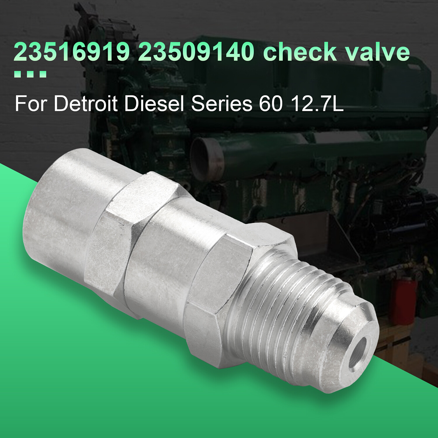 23516919 Detroit Diesel Fuel Check Valve For 60 Series Engines 12.7L